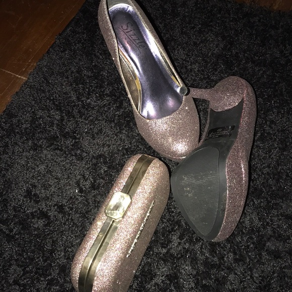 Glitter Platform & Evening Clutch Bundle - Picture 4 of 7